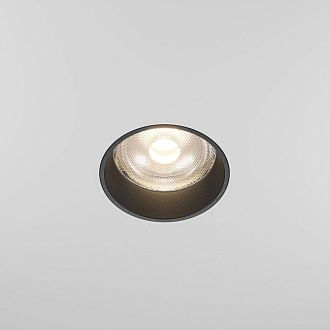 Встраиваемый светильник 6*12 см, вр 7 см, *LED*12W, 4000K, Maytoni Focus led DL125-L12-4K-TRS-W, Белый