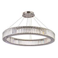 Люстра подвесная *80* см, Led лента*LED*36W, 3000/4500/6000 K, Arti Lampadari Anzio Anzio L 1.5.80.100 N, никель