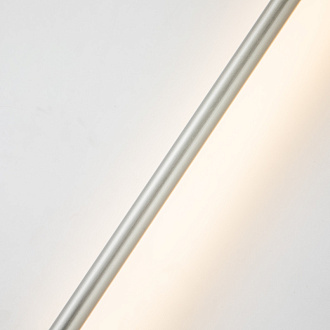 Бра 60 см, LED 12W, 3000K, 1800Lm, 2-3 м2 Favourite Reed 3002-1W, D70*W50*H600, каркас светильника в цвете никель