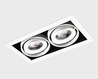 Встраиваемый светильник 20*11*5,2 см, ITALLINE DL 3033 white 4000K, вр 10*19 см