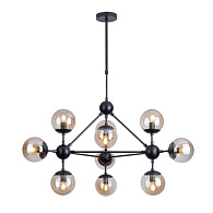 Подвесной светильник 98*53 см, 10*E14*40W  Arte Lamp Bolla A1664SP-10BK черный