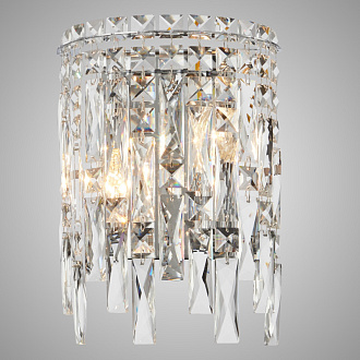 Бра 22*29 см, 2*E14*40W Хром Crystal Lux ABRIL AP2