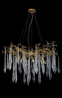 Люстра 100 см, Crystal Lux REINA SP8 D1000 GOLD PEARL Золото