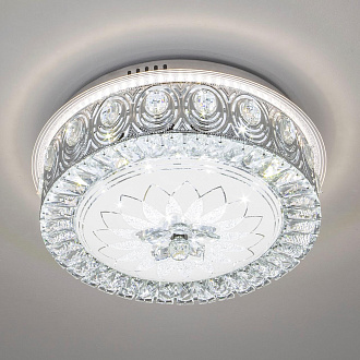 Светильник 40*40*16 см, LED 46W, 3000 / 6000K, Хром LED4U 1169-400 CR