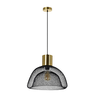 Светильник подвесной 37*31 см, 1 E27*60W,  К, Arte Lamp Castello A7046SP-1BK, Черный