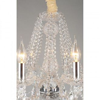 Подвесная люстра 63*80-120 см, 8*E14, 40W, Aployt Koletta APL.755.03.08, хром