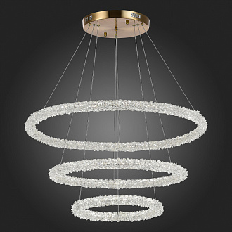Люстра подвесная 80 см, 105W 3000 - 6500K ST LUCE AVANA SL6110.203.03 Золотистый