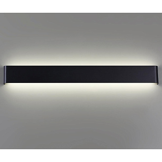 Светильник ландшафтный светодиодный настенный 80*4,4* см, LED 50W*4000 К, Novotech Street Asa, черный, 359168