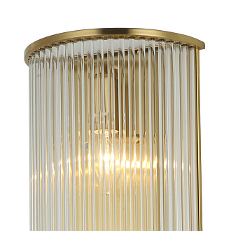 Бра Favourite Wonderland 2907-2W, D95*W200*H410, каркас медного цвета, плафон  из прозрачных стеклянных трубочек