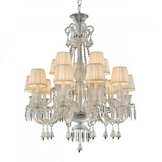 Подвесная люстра 85*140-180 см, 15*E14, 40W, Aployt Lara APL.710.03.15, хром