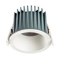 Светильник LED IP44 *8,3*- см, LED*W, 4000K, Lightstar Ciclone 385346, Белый матовый; Белый, вр 7,5 см