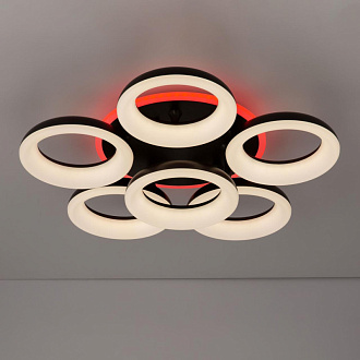 Светодиодный светильник 72 см, 105W с Алисой Citilux Паркер Смарт CL225A165E, 3000-5500K, коричневый-кофе