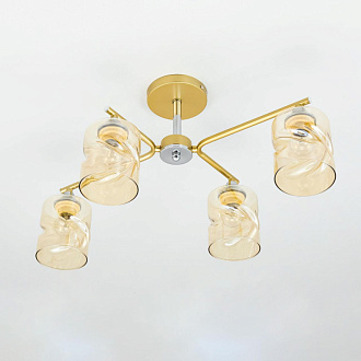 Люстра Citilux Клод CL137142 золото
