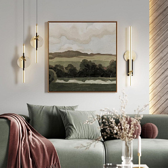 Подвесной светильник 14 см, 12W, 3000K, Odeon Light L-vision Strekoza 5413/12L, черный