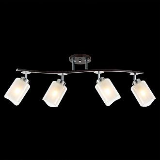 Люстра потолочная Citilux Фортуна CL156142 Венге\Хром 75*13*33
