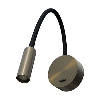 Бра 3*8*43,5 см, *3W, 3000K, Lightstar Omega 200431, Бронза