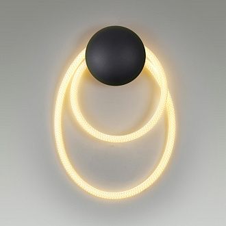 Бра 78 см, 20W, 3000K, Odeon Light CORDA 4398/20WL, черный