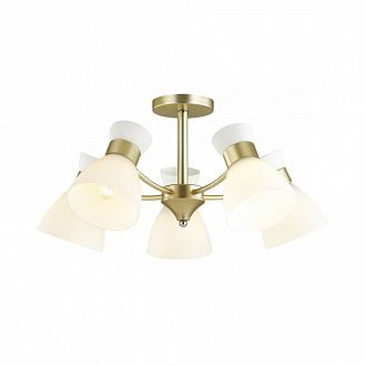 Потолочная люстра Lumion Wilma 4535/5C, диаметр 61 см, золото