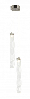 Светильник 15*60*53/150 см, 2*LED 12W Никель Stilfort Still 2163/11/02WP