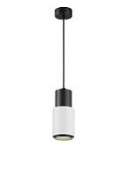 Светильник Ø70 x H150, мм, 1*10W 4000K, BLACK+WHITE(ЧЁРНЫЙ+БЕЛЫЙ) Rilon 1129B+W-M BLACK+WHITE
