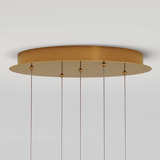 Каскадная люстра 37*37*316 см, 5* LED, 3000К, Maytoni Sapphire MOD293PL-L30BS3K латунный