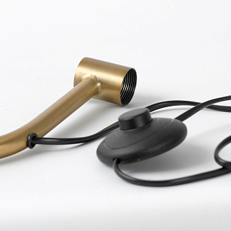 Торшер 43*155 см, 1*E27 матовое золото Lussole Escambia LSP-0719