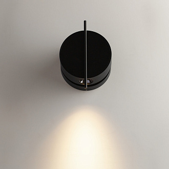 Бра 6,65*10*10*14 см, LED*4W, 3000 К, Nuance MOD180WL-L4B3K Maytoni, Черный и Латунь
