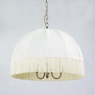 Люстра-абажур с бахромой диаметр 51 см Citilux CL407131 Базель бежевый