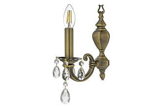 Бра *7*30 см, 1*E14*40W, Dio D`arte Lodi Antique Lodi E 2.1.1.600 A, Бронза