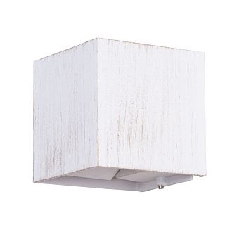Бра 10*10*10 см, 6W, 3000K, Arte Lamp Rullo A1414AL-1WG белое золото