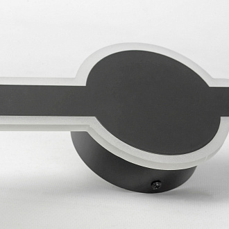 Бра настенное 13*123 см, 1*LED*24W 4000K Lussole Bridgeport LSP-0924 черный