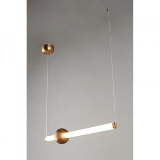 Подвесной светильник 60*10*30-200 см 20W, 3000K, Aployt Zhozefin APL.038.16.20, бронзовый