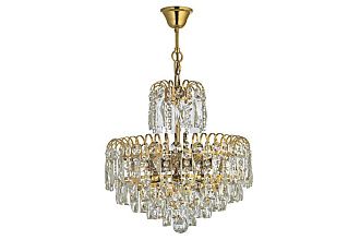 Люстра подвесная *50*35 см, 8*E14*40W, Arti Lampadari Erice Erice E 1.5.50.100 G, Золотой