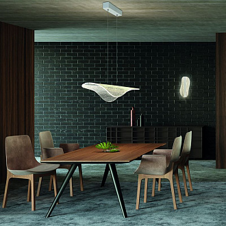 Люстра 73*34*20/150 см, LED 40W 3000K белый Mantra Bianca 8210