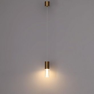 Подвесной светильник *8*220- см, 1*LED*4W, 3000K, Odeon Light Defance 7144/4L, бронзовый