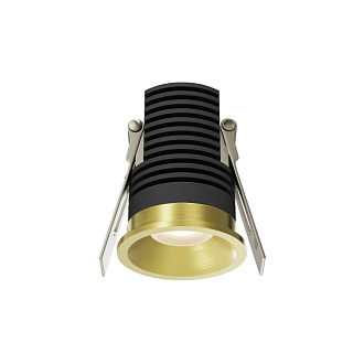 Светильник 4 см, 7W, 3000K, Maytoni Mini DL059-7W3K-BS, латунь, вр 3,5 см
