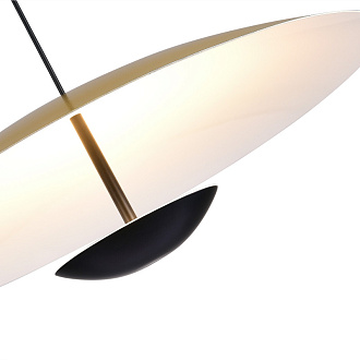 Светильник подвесной 60*160 см, 1*LED 40W 3000K золотистый,черный ST Luce Armonico SL6502.213.01