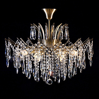 Подвесная люстра Citilux Селена CL302183, диаметр 55 см, бронза