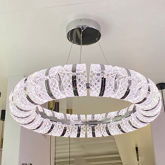 Люстра 63*63*25 см, 1 LED*104W, 4000 К, Odeon Light Mirage, хром 5029/104CL