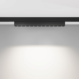 Трековый магнитный светильник 24 см, 10W, 4000K, Maytoni Points TR193-1-10W4K-M-B, черный