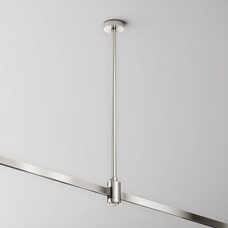 Комплектующие для трековой системы  TRA158C-BL1-PT 4,5*2,9*-40,6 см, *Maytoni technical Accessories for tracks Flarity TRA158C-BL1-PT, Платина