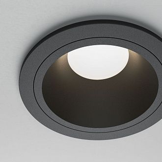 Встраиваемый светильник 7 см, Maytoni Technical Share DL126-GU10-B, черный, вр 6,5 см