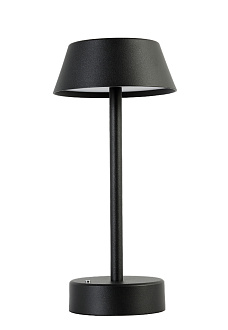 Настольная лампа 13 см, 1*6W, 3000К, Crystal Lux SANTA LG1 BLACK Черный