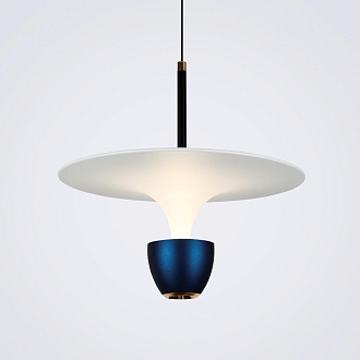 Подвесной светильник 29*8*130 см, LED 10W, 4200K, Черный LED4U L8755-1 BL