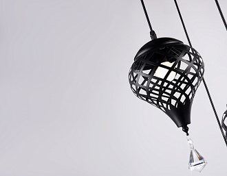 Светильник подвесной 35*29*80 см, E27 W, К, черный Ambrella Traditional Loft TR8444