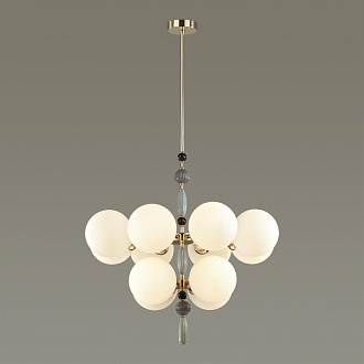 Люстра 65*65*64-119 см, 12*E14*40W Odeon Light Palle 5405/12 золотой