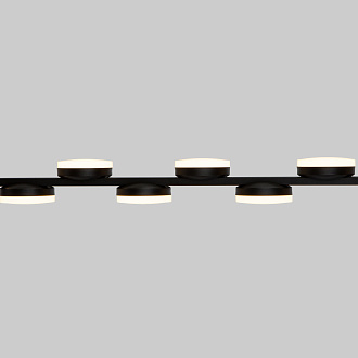 Напольный светодиодный светильник 22*22*137 см, *LED, 34W, 3000 Eurosvet Tapioca 90332/12, черный