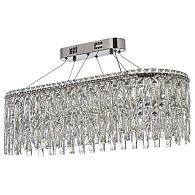 Люстра подвесная ** см, Led лента*LED*100W, 3000/6000K, Arti Lampadari Ovindoli Nickel Ovindoli L 1.5.80x30.100 N, Никель