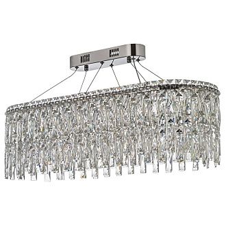 Люстра подвесная ** см, Led лента*LED*100W, 3000/6000K, Arti Lampadari Ovindoli Nickel Ovindoli L 1.5.80x30.100 N, Никель