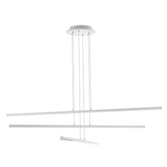 Люстра подвесная с пультом 120*13/120 см, LED 110W 3000-5500K Citilux Trent CL203730 белый